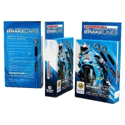 GOODRIDGE YA1005-3F przewody hamulcowe w stalowym oplocie Standard PRZÓD Yamaha XV1000 TR1 81-85 sklep MOTORUS.PL